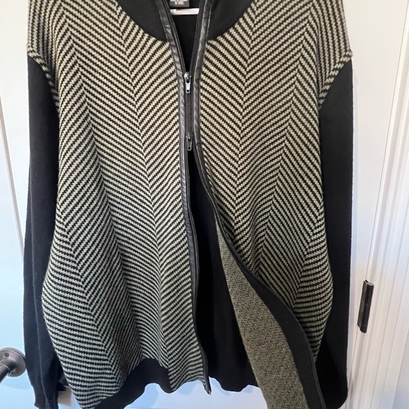 Kenneth Cole New York Sweater Jacket with Zipper Men Size XL - Picture 4 of 7